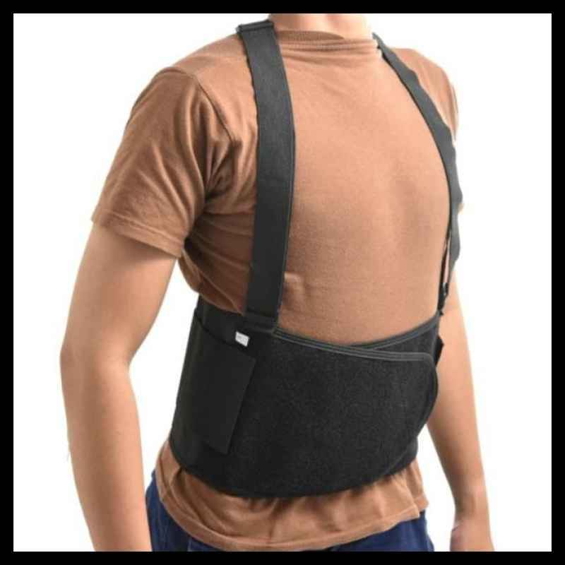 Jual Krisbow Back Support Belt Sabuk Korset Pinggang Pengaman Kerja di