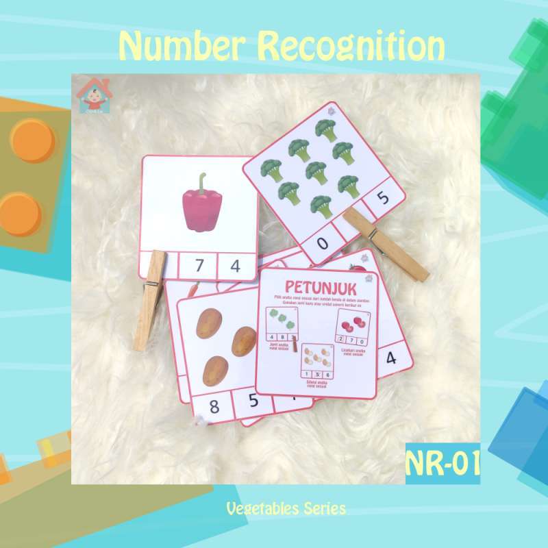 Jual Number Recognition Belajar Anak Angka Berhitung Jumlah Benda ...