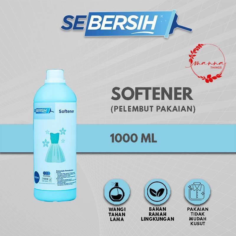 Promo Pelembut Pakaian / Softener Premium SEBERSIH 1 Liter Diskon 28%
