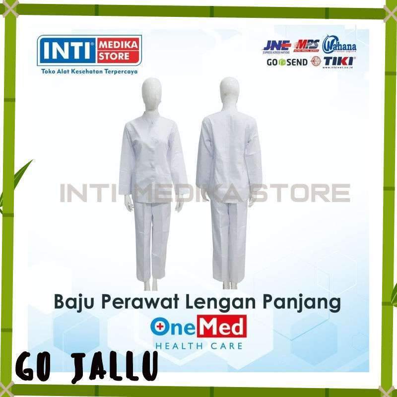 Jual Perlengkapan medis ONEMED - Baju Perawat Lengan Panjang Baju