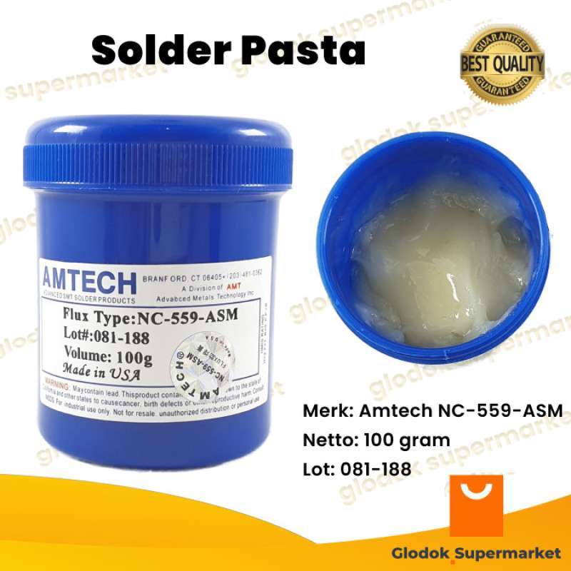 Promo Solder Pasta Amtech NC-559-ASM 100G Flux Paste NC559ASM Diskon 48 ...