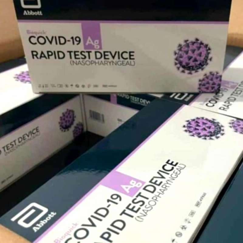 Jual antigen abbott bioquick 1 box isi 25pcs di Seller Ella Store