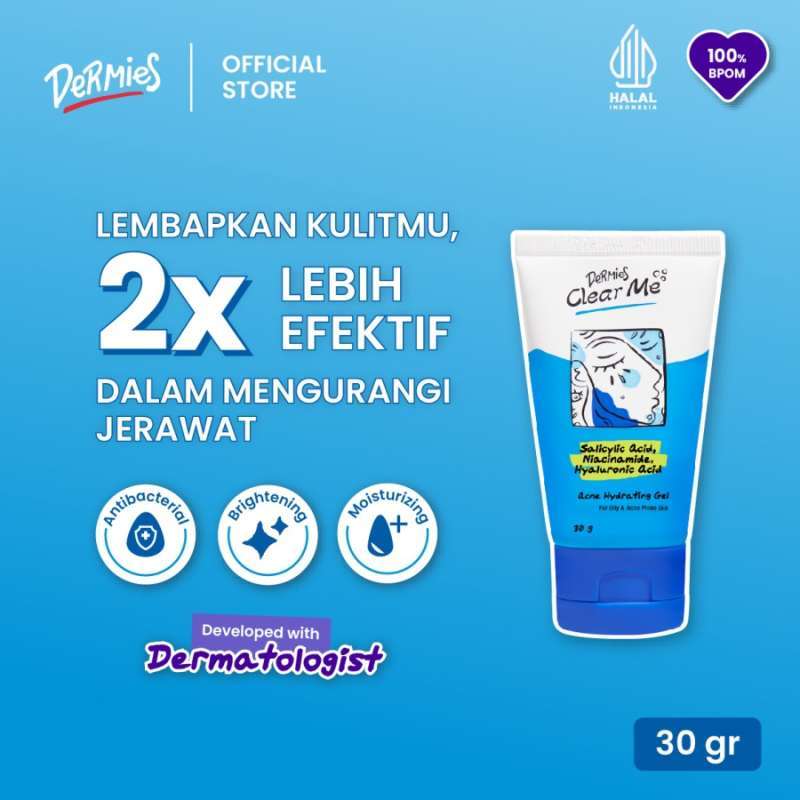 Promo Dermies Clear Me Acne Hydrating Gel for Oily Acne Prone Skin