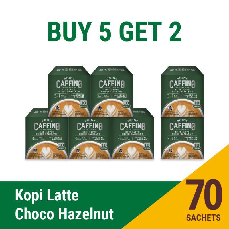 Jual Beli 5 Gratis 2 Caffino 3in1 Kopi Instan Kopi Latte Choco Hazelnut