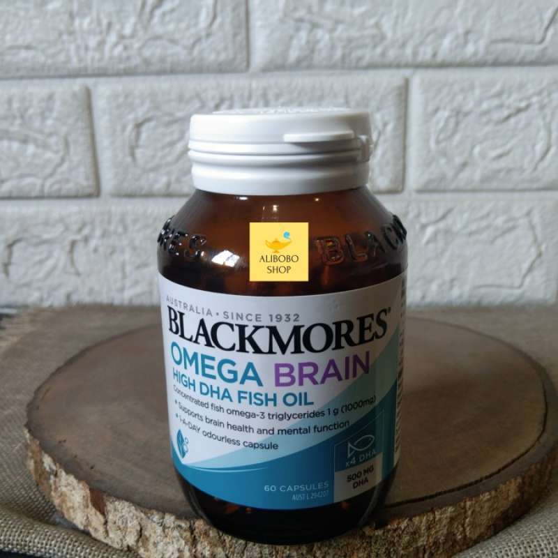 Jual BLACKMORES OMEGA BRAIN HIGH DHA FISH OIL 60 CAPSULES di Seller
