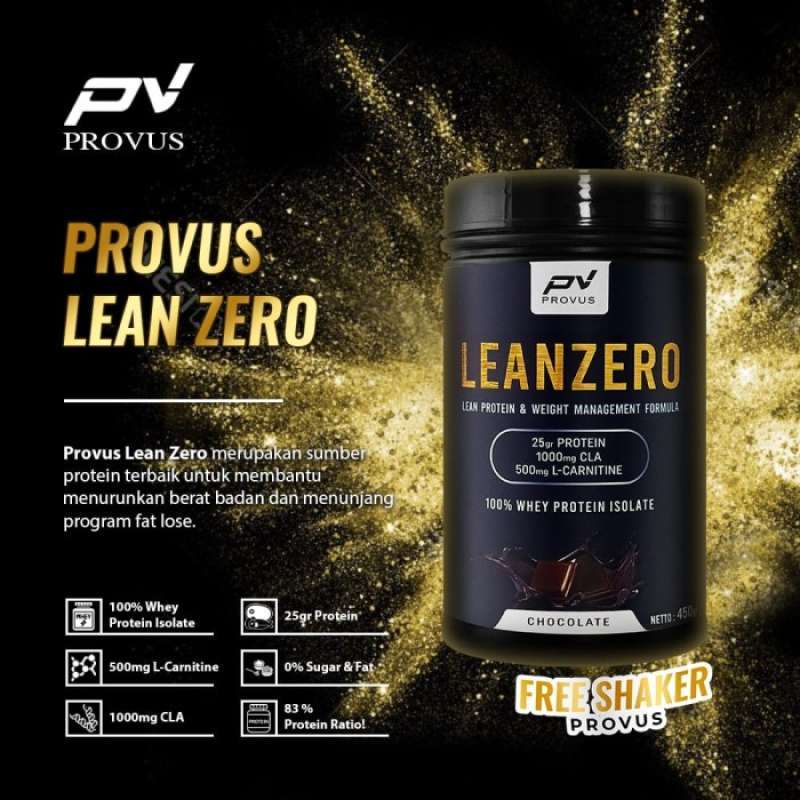 Jual Provus Leanzero Lean Zero Whey Protein Isolate 500 Gram 15 ...