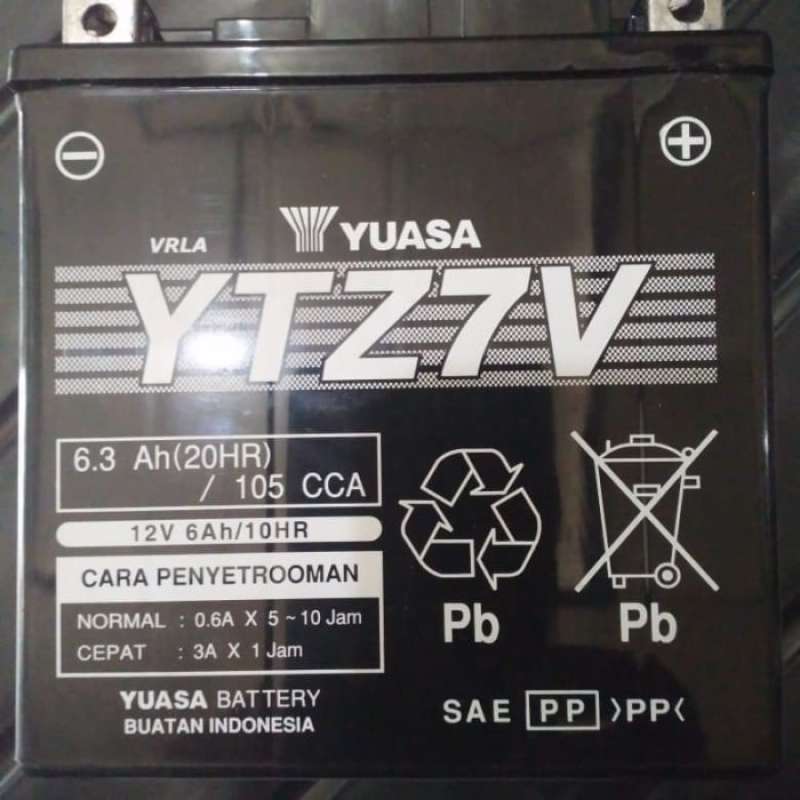 Jual Aki Motor Yamaha Aerox Lexy Yuasa YTZ7V di Seller TDR Autorace