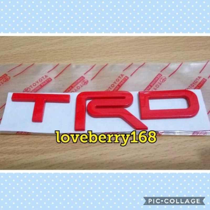 Promo Baru emblem grill TRD all new fortuner VRZ 2018 Terbatas Diskon