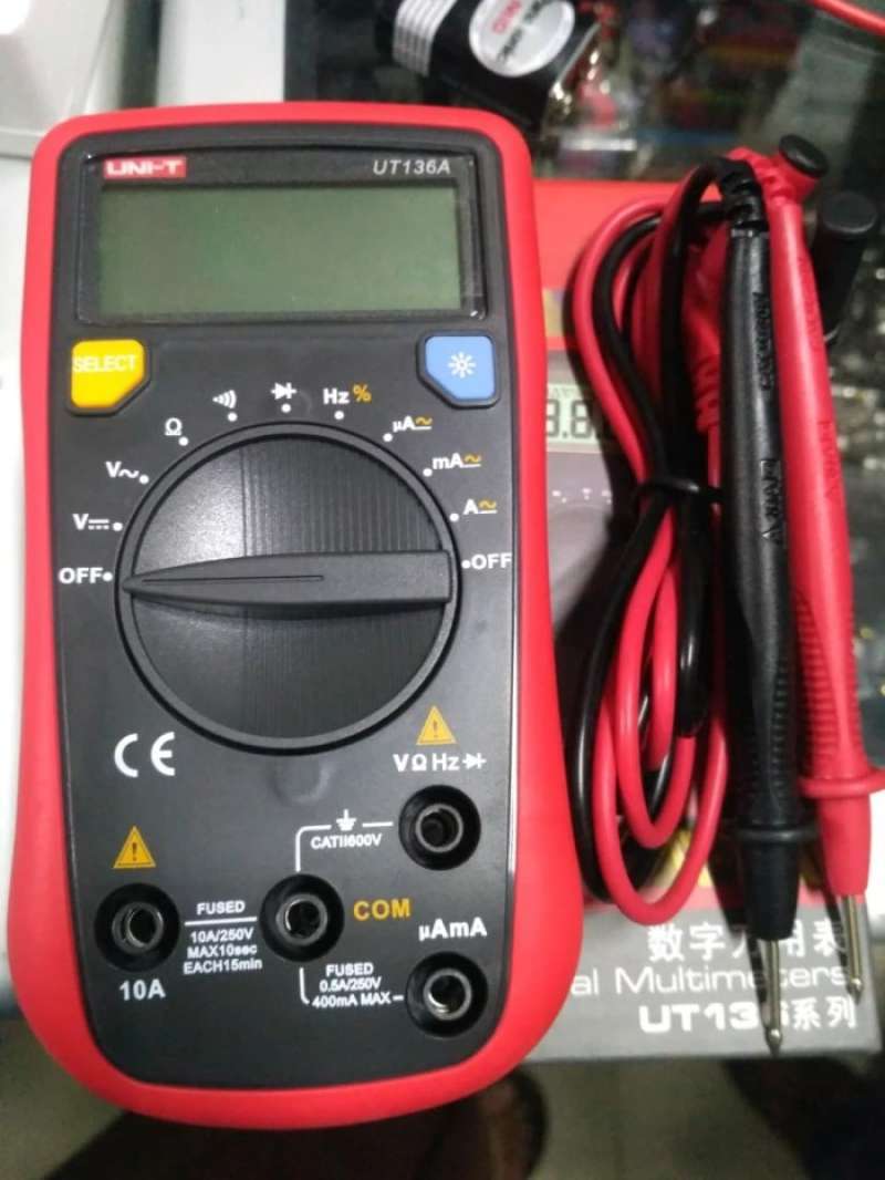 Jual Digital Multimeter Ac-dc - Multitester Digital Ac-dc Uni-t Ut136a ...
