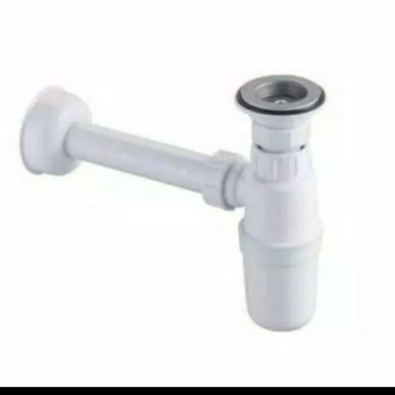 Messing Ronde Fles P-Trap, 1-1/4 Inch Slip Inlaat Afvoer, in Hoogte Verstelbare Wastafel Gootsteen Afvalpijp Afvoer P-Trap Kit, Sifon Geurvanger Kit,zwart