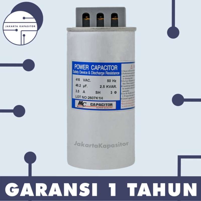 Jual Kapasitor Bank Mc 2,5 Kvar 415 Vac (original Michicon Korea) Di Seller Kamijaya Store