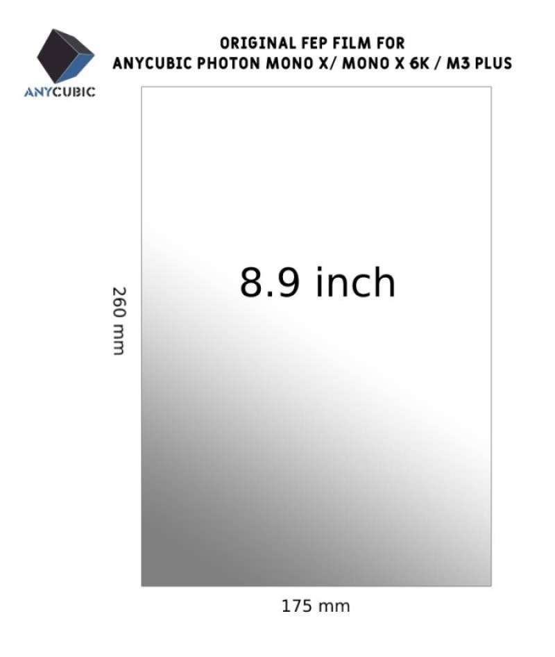 Pellicola FEP Di Ricambio Per Anycubic Photon Mono 2/Mono 4 – 2 Pezzi, 197x131x0,15mm - 3