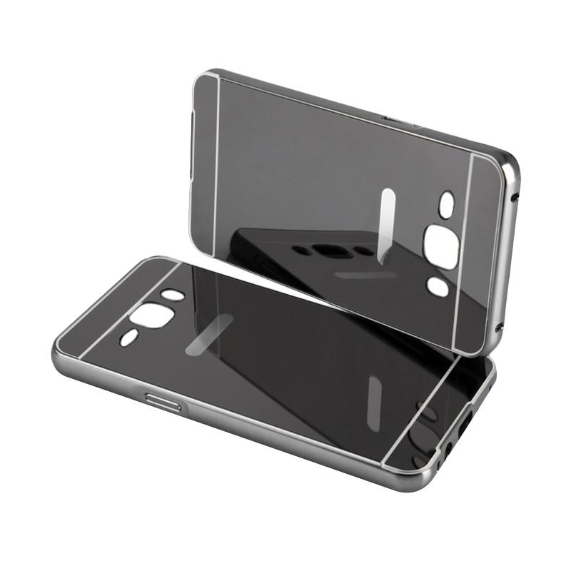 jual bumper with mirror slide casing for samsung a3 jual bumper with mirror slide casing for samsung a3