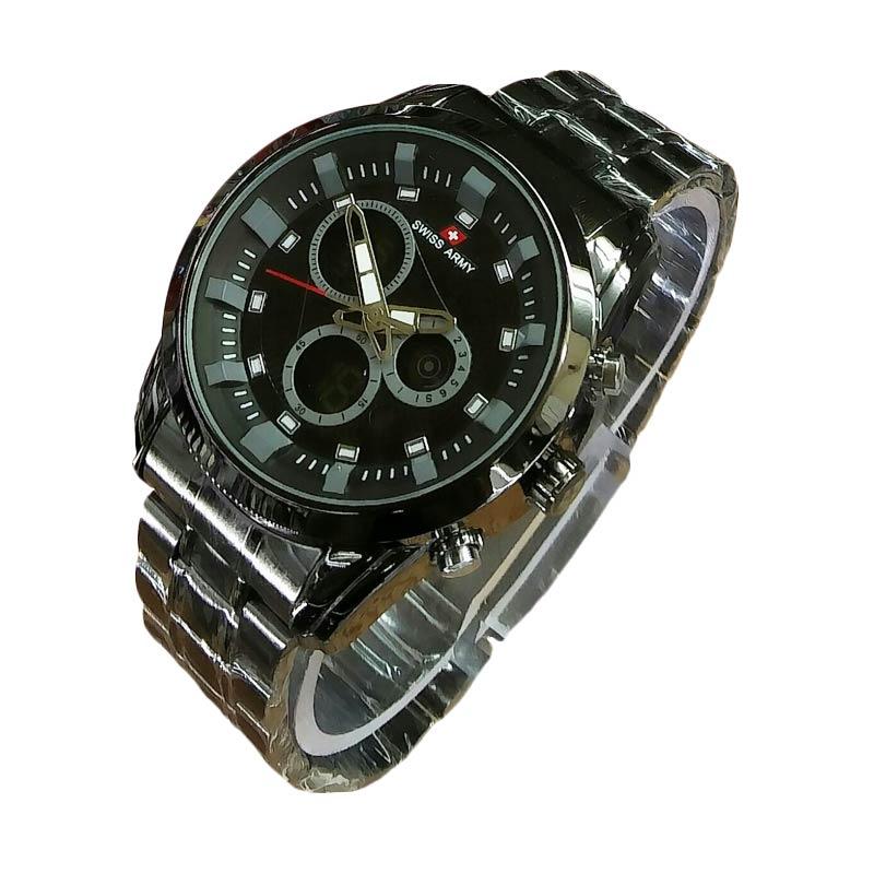 jual swiss army sa5144m fb dual time jam tangan pria jual swiss army sa5144m fb dual time jam tangan pria