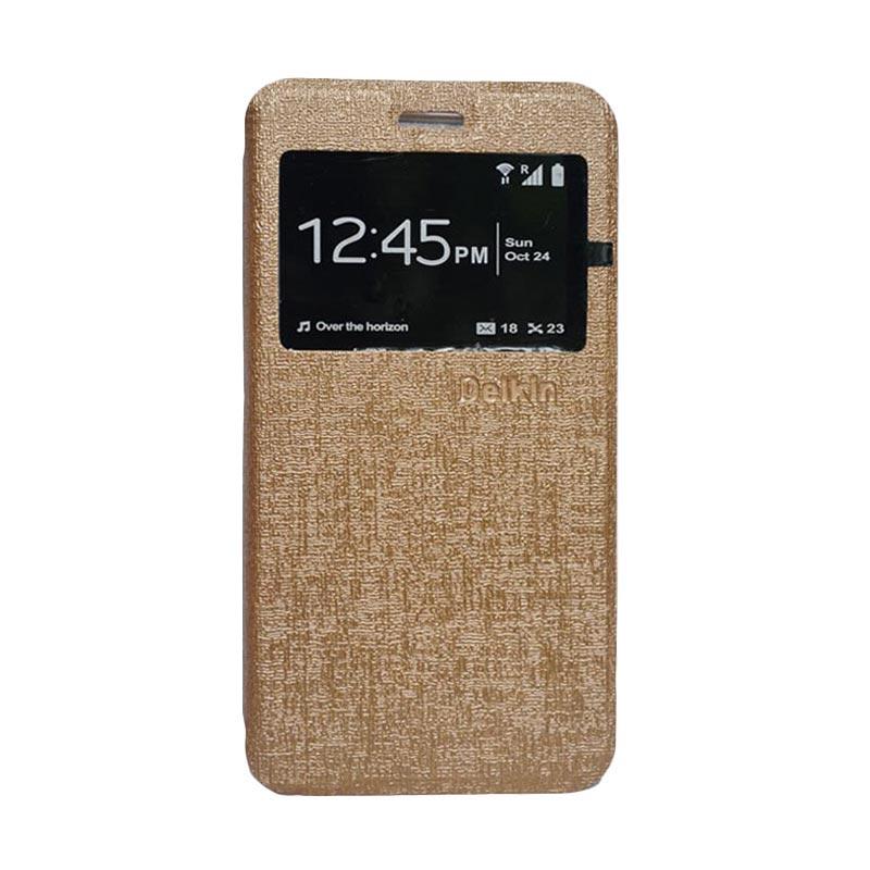 delkin flip cover casing for samsung grand prime g530 gold delkin flip cover casing for samsung grand prime g530 gold