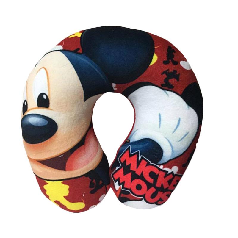 Jual Nicola Printing laughing Mickey Mouse Bantal leher U 