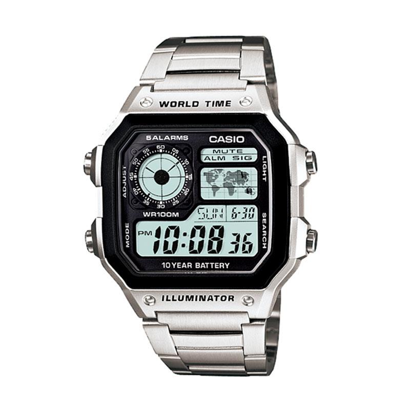 jam casio silver