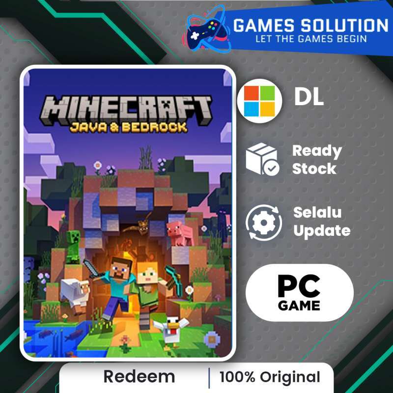 Jual Minecraft Windows 10 11 Original Bedrock Edition Redeem Code Jual minecraft windows 10 11 original bedrock edition redeem code