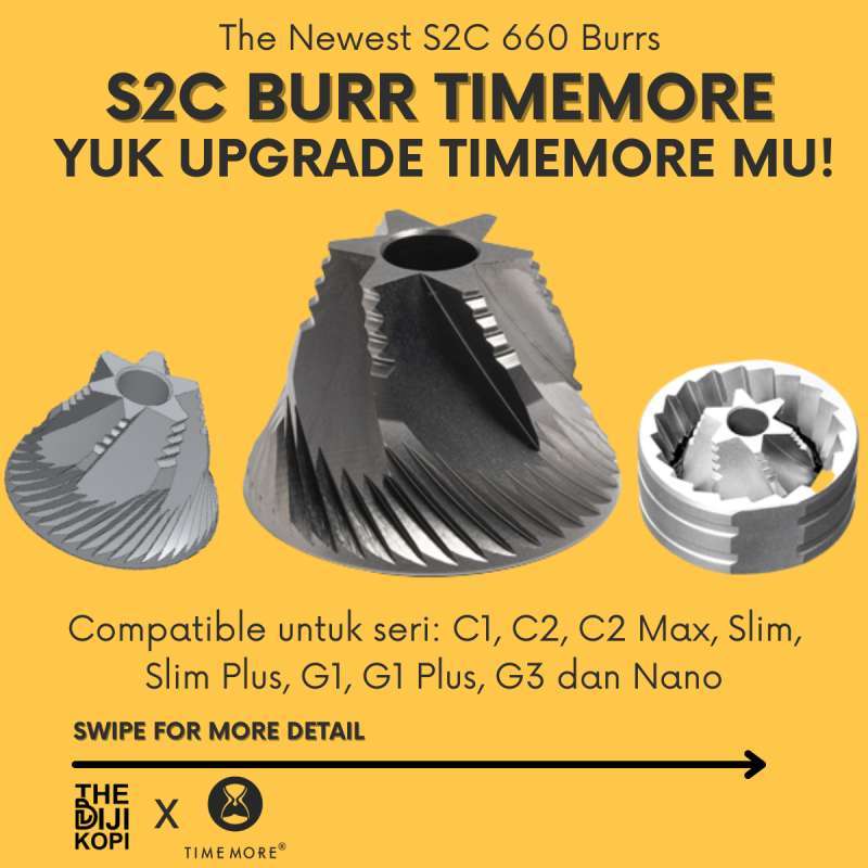 Jual S2C BURR GRINDER TIMEMORE UNTUK CHESTNUT SLIM NANO X G