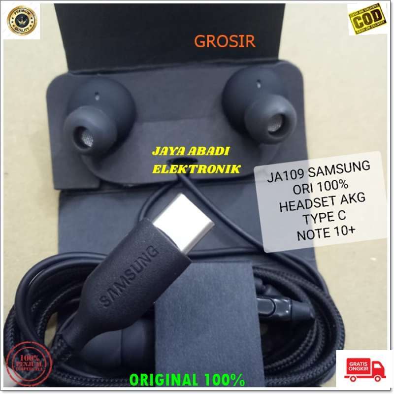 Jual HEADSET AKG SAMSUNG S10 TYPE C EARPHONE DOUBLE BASS KHUALITAS