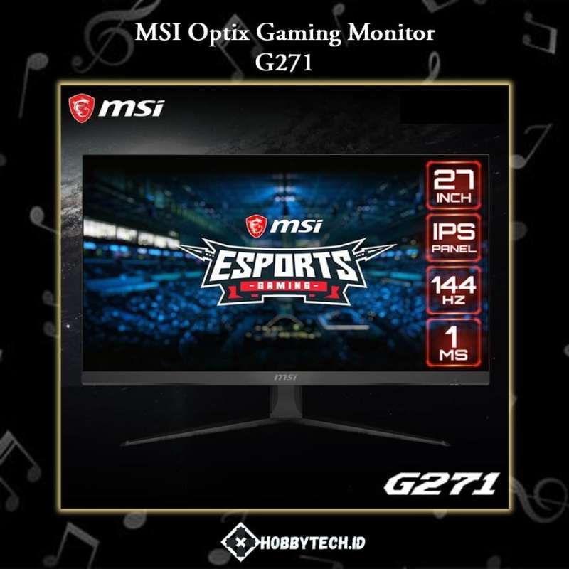 Jual MSI Optix G271 144Hz Flat Gaming Monitor IPS Panel di Seller