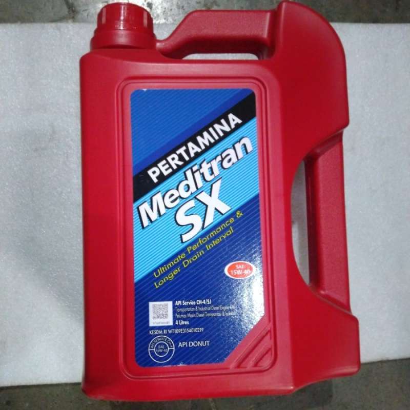 Promo oli Pertamina mediteran SX15w-40 4 liter Diskon 23% di Seller ...