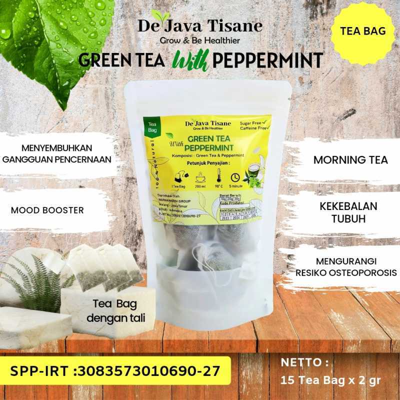 Jual Green Tea Peppermint Tea Celup Organik Teh Hijau Mint di Seller