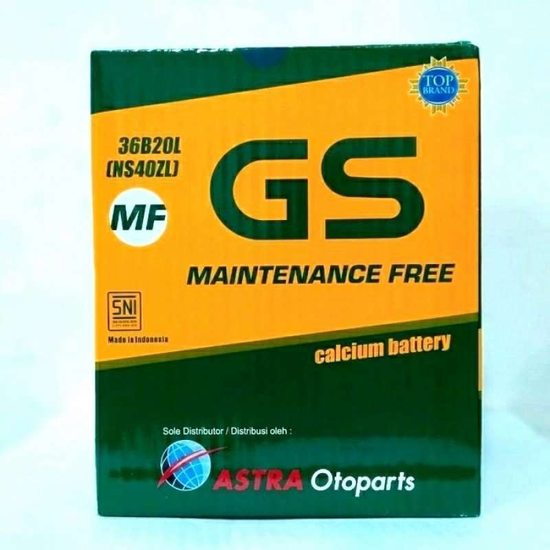 Jual Aki Mobil Daihatsu Sirion Gs Astra Mf Ns40Zl Aki Kering di Seller