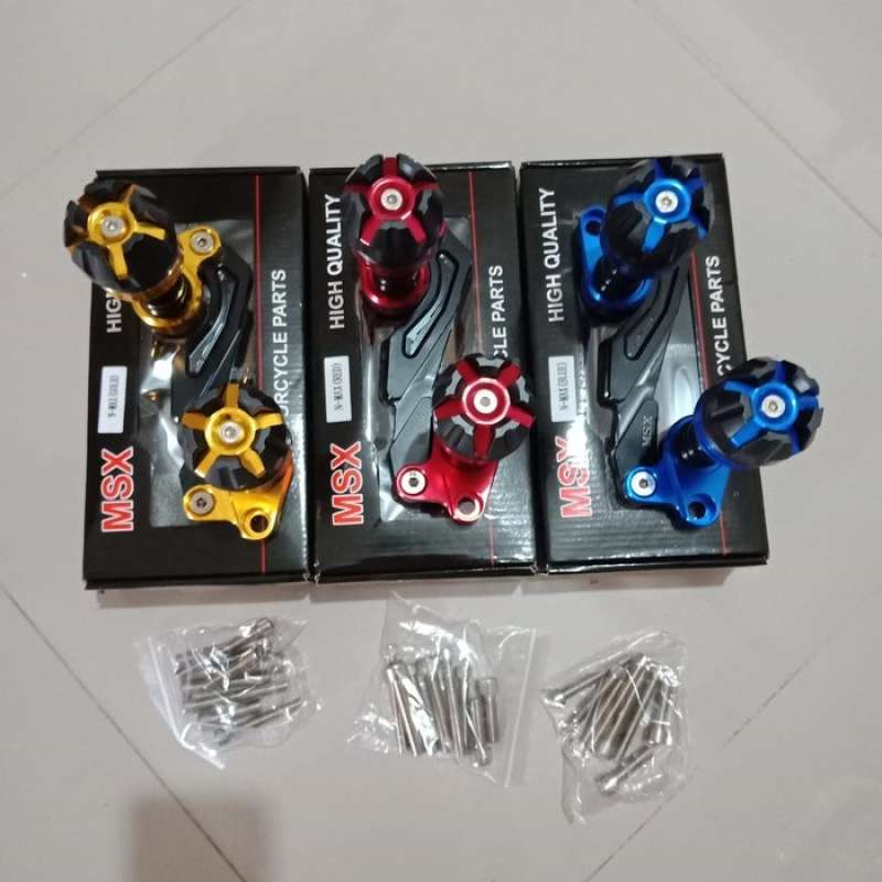 Jual Msx Slider Pelindung Tutup Knalpot Nmax Aerox Jalu Knalpot Nmax