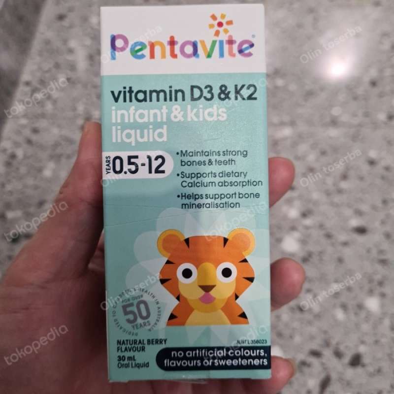 Jual Pentavite Vitamin D3 & K2 Kids Liquid 30ml Di Seller Nur Nur Toko