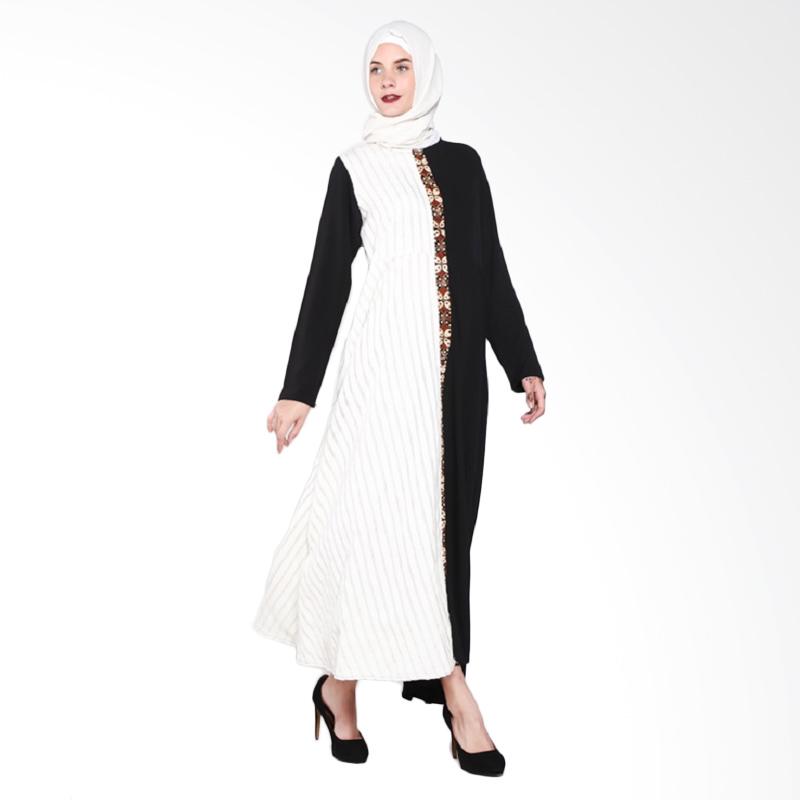 Gamis Hitam Kombinasi Gold Gambar Islami Gamis Hitam Kombinasi Gold Gambar Islami