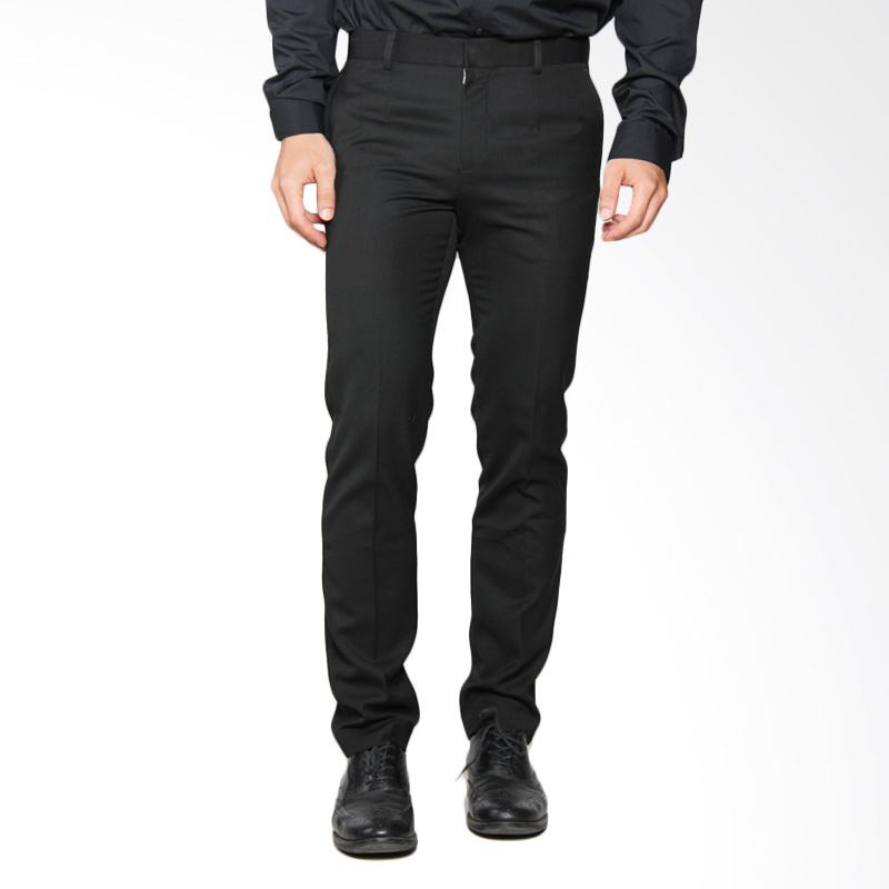 Jual Cardinal Formal  Slim Fit  Celana  Formal  Black 