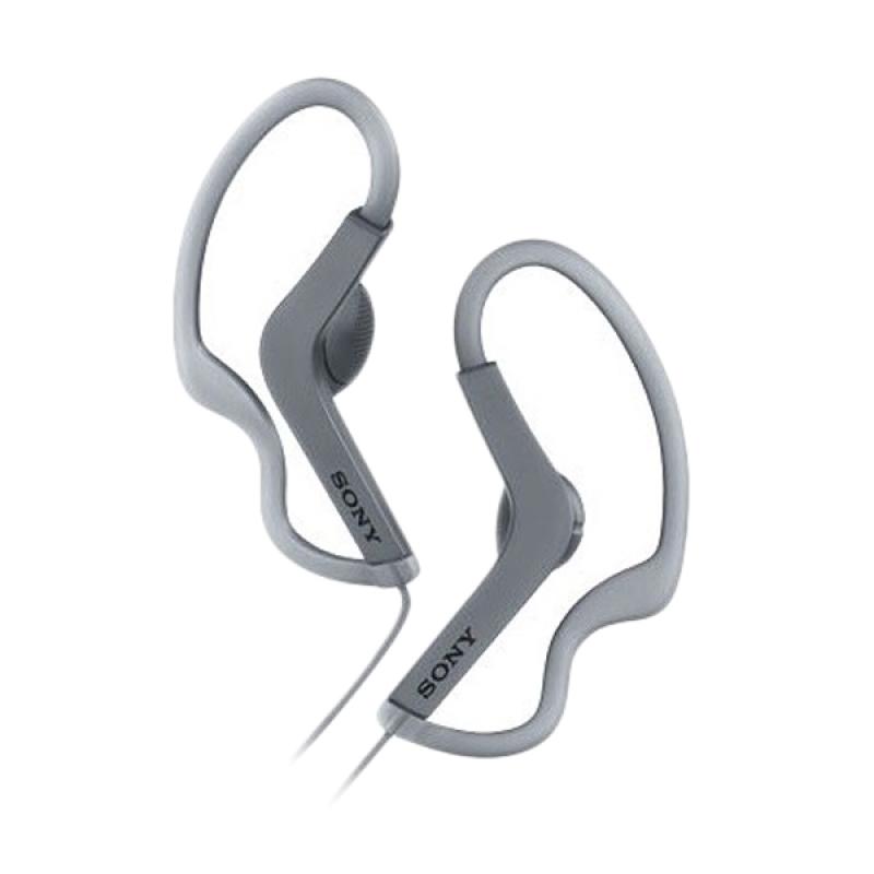 Promo Sony MDR-AS210AP Sports In-Ear Headphones with Mic - Hitam di