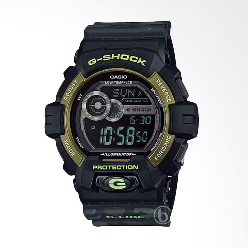 jual casio g shock g lide army green camo jam tangan pria jual casio g shock g lide army green camo jam tangan pria