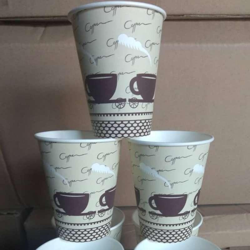 Promo Paper cup / gelas kertas / cup kopi 8 oz Design Kereta