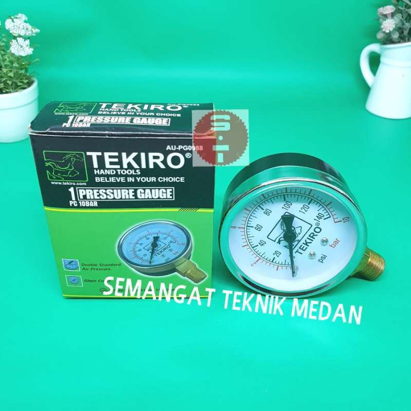 Jual Ampere Bar Pressure Gauge Pengukur Tekanan Pompa 10 Bar 140 Psi jual-ampere-bar-pressure-gauge-pengukur-tekanan-pompa-10-bar-140-psi