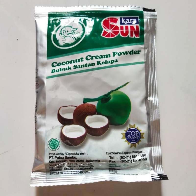 Jual Sun Kara Bubuk Santan Kelapa (coconut Cream Powder) 20gr Di Seller