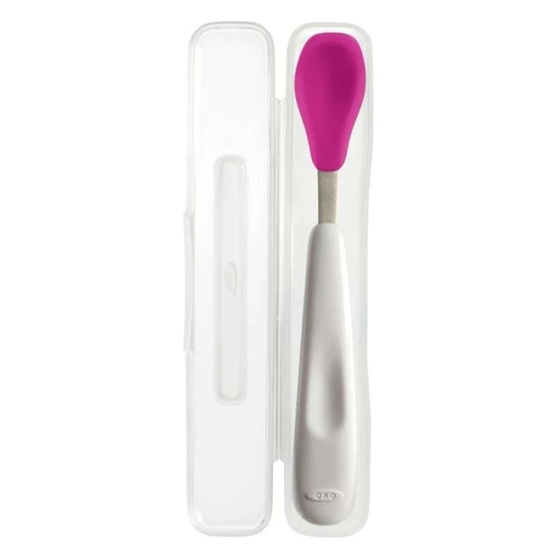 OXO Tot TOT61138400 Cucchiaio con custodia da viaggio