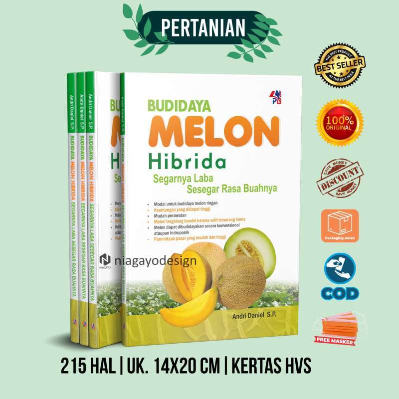 Jual Buku Pertanian Alat Pertanian Bertanam Semangka Melon Anggur Kakao ...