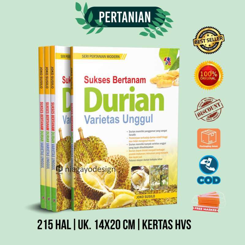 Jual Buku Pertanian Alat Pertanian Bertanam Semangka Melon Anggur Kakao ...
