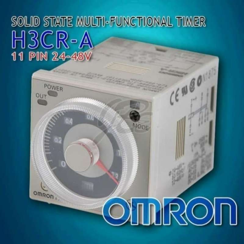 Jual Timer Omron H3cr-a Ac24-48/dc12-48 11 Pin Original Di Seller Volt ...