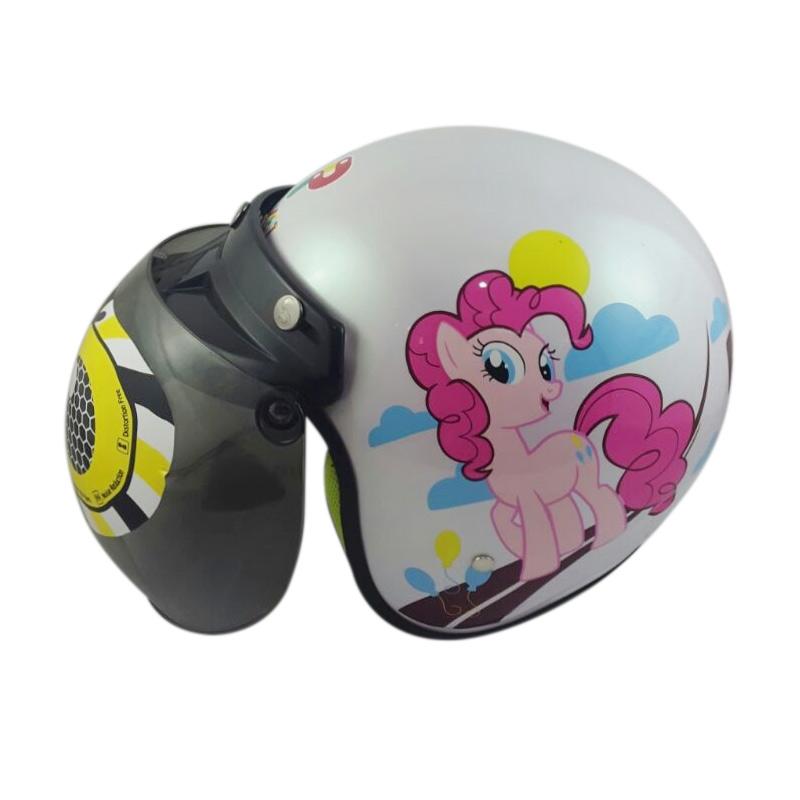 Jual Jp Helmet Retro Kids Pinkie Pie Helm Anak Pearl White Di Seller