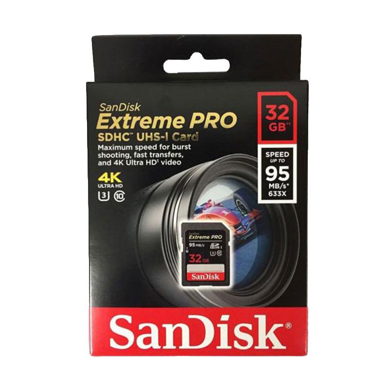 Карта памяти sandisk extreme pro sdhc 32gb