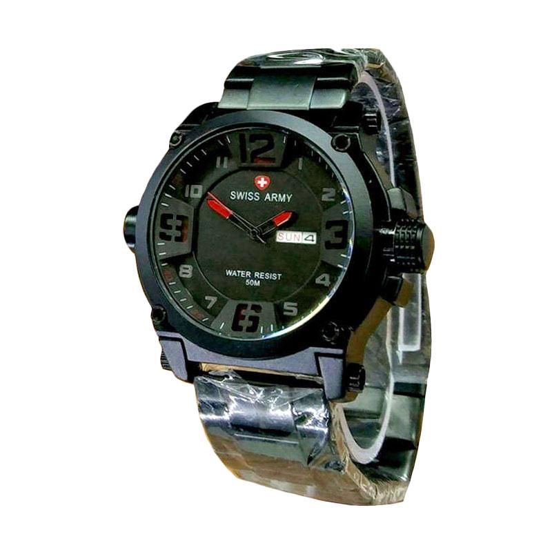 Jual Swiss Army SA 13753 AD Jam Tangan Pria - Black Blue 