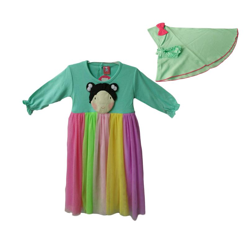gamis hijau tosca cocok dengan jilbab warna apa 17+ Baju Gamis Ijo Tosca, Baru!