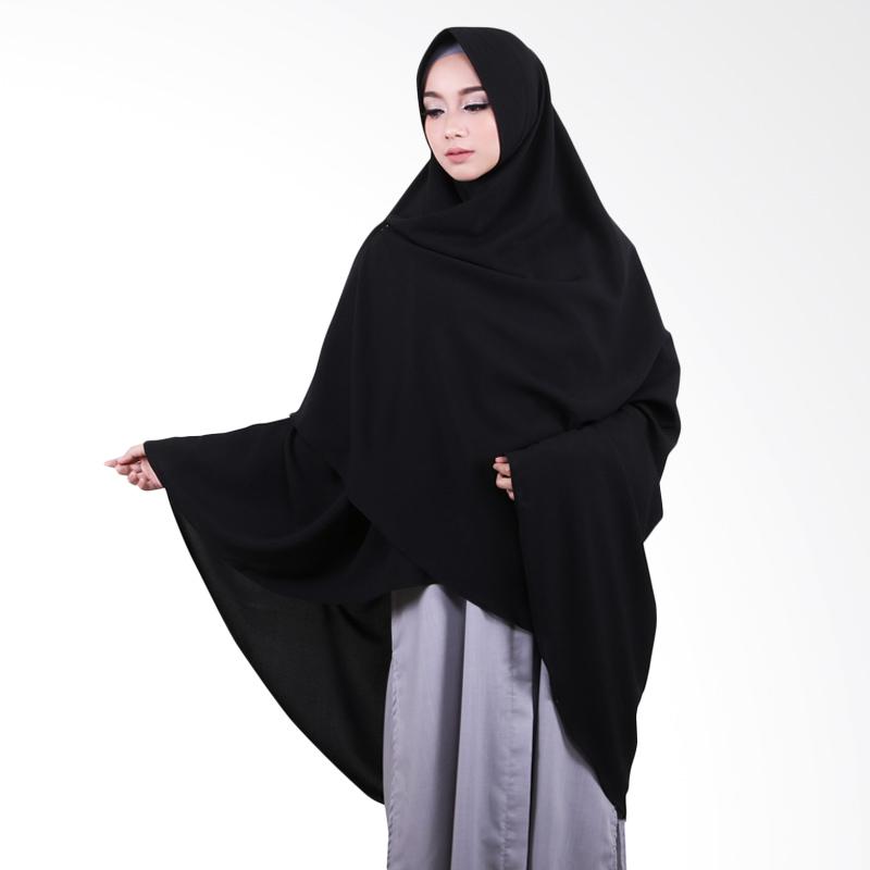 Jual Cotton Bee Khimar Celina Pet Jilbab Instant Black jual cotton bee khimar celina pet jilbab instant black