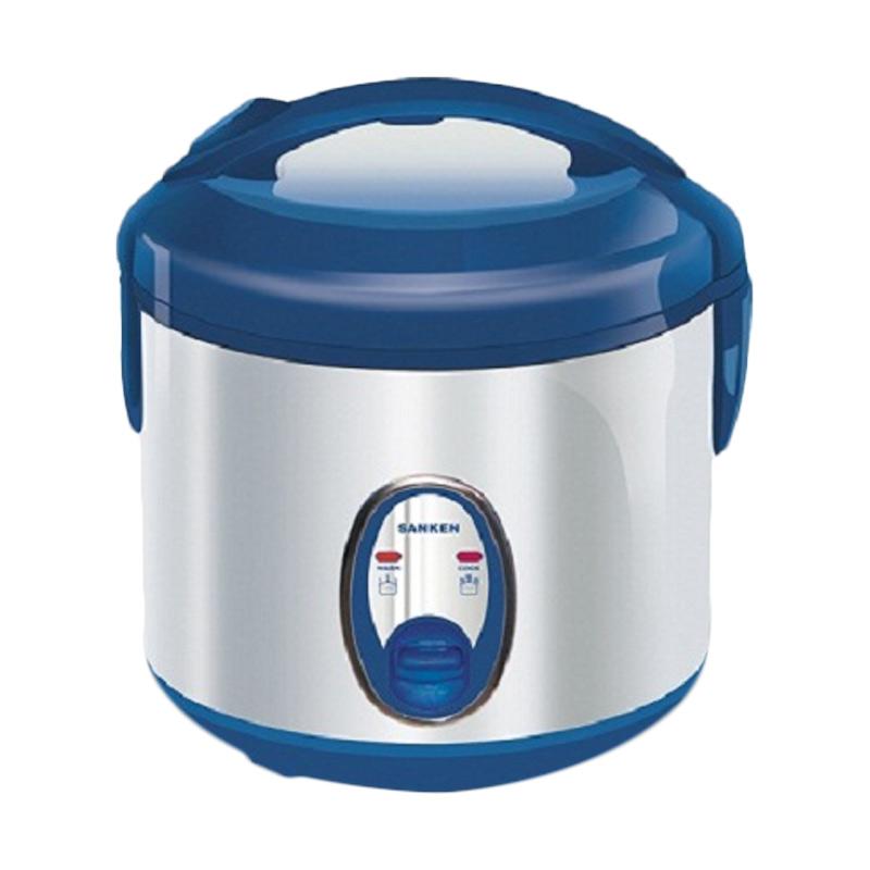 jual sanken sj 120sp rice cooker stainless blue 1 l jual sanken sj 120sp rice cooker stainless blue 1 l