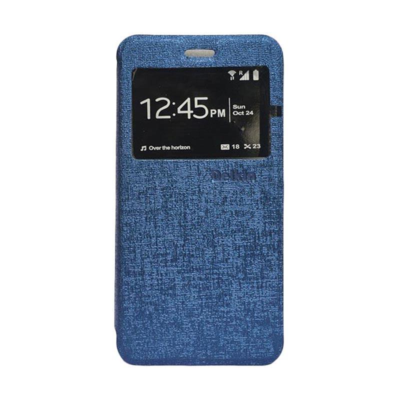 Jual Delkin Flip Cover Casing for Samsung Note 2 - Biru