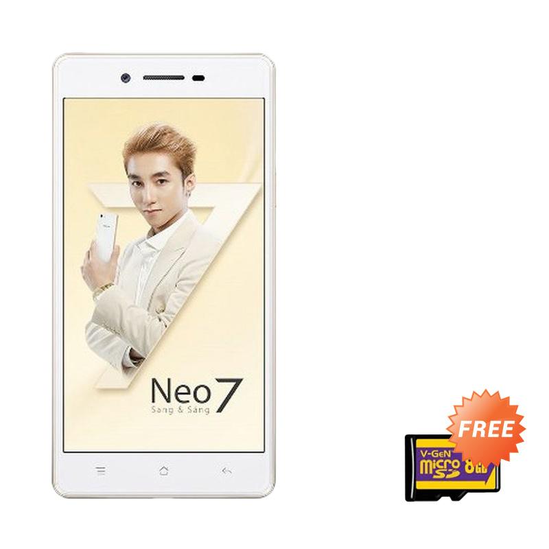 Jual Oppo Neo 7 Smartphone - White [Dual SIM] + Free 