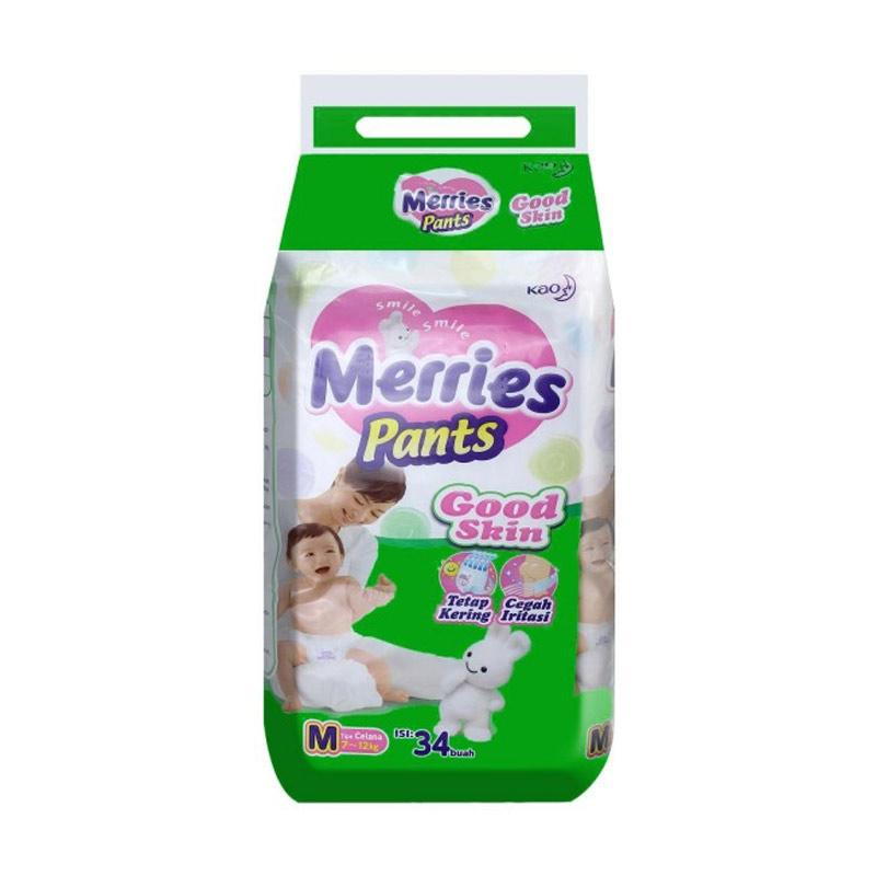 âˆš Merries Goodskin Pants Popok Bayi Celana [size M/34 Pcs
